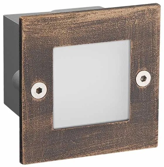 Απλίκα LED Εξωτερικού Χώρου Χωνευτή Aca PAS230RS Rust