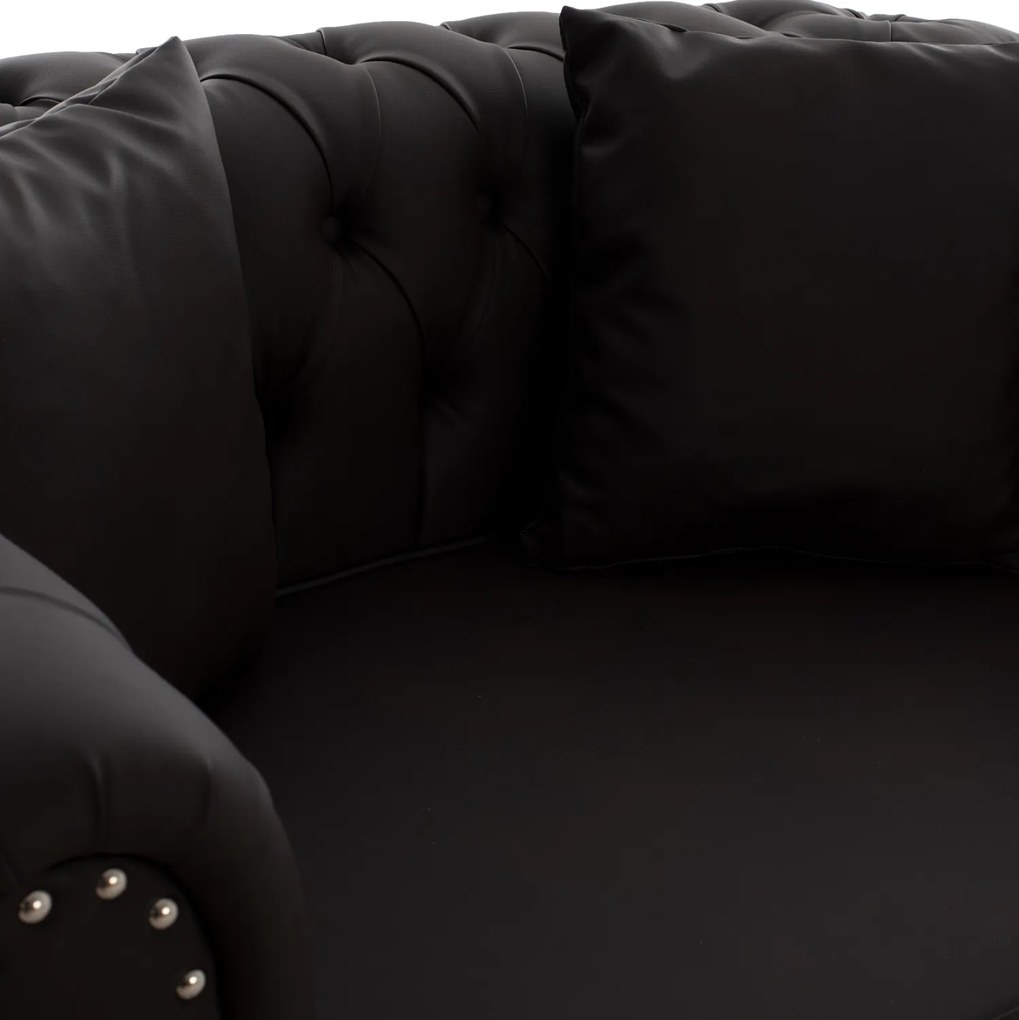 ΚΑΝΑΠΕΣ 2ΘΕΣΙΟΣ Τ. CHESTERFIELD CIELLE ΣΕ ΧΡΩΜΑ ΚΑΦΕ HM3184.03 152x85x80 εκ. - 0513650 - HM3184.03