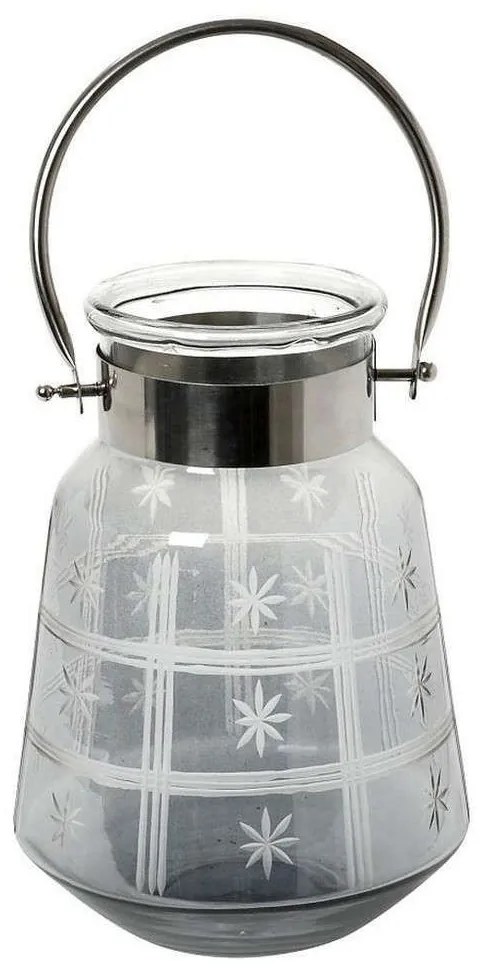 Φανάρι DAR111 Γκρι 26x18x18cm Espiel Glass