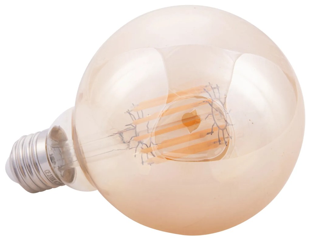 ΛΑΜΠΤΗΡΑΣ GLOBO LED FILAMENT 12W E27 3000K ΧΡΥΣΟ HM4049.02 - 3000K - HM4049.02