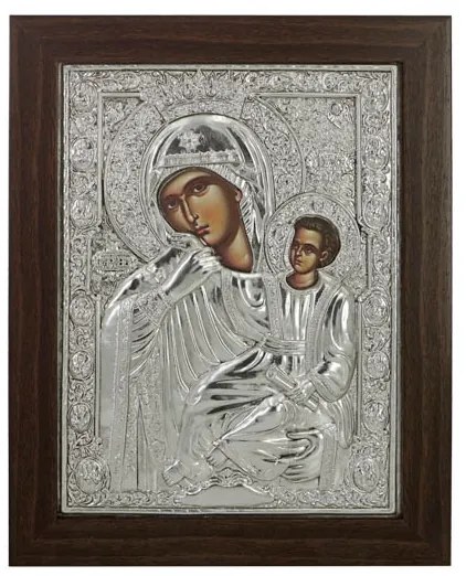 MarHome ΕΙΚΟΝΑ ΑΛΟΥΜΙΝΙΟΥ ΠΑΝΑΓΙΑ ΠΑΡΑΜΥΘΙΑ - 28x36cm 13-00-662 SILVER