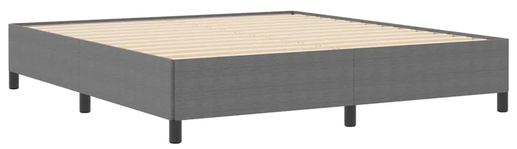 vidaXL Κρεβάτι με ελατήρια Ανοιχτό γκρι 180 x 200 cm Βελούδο