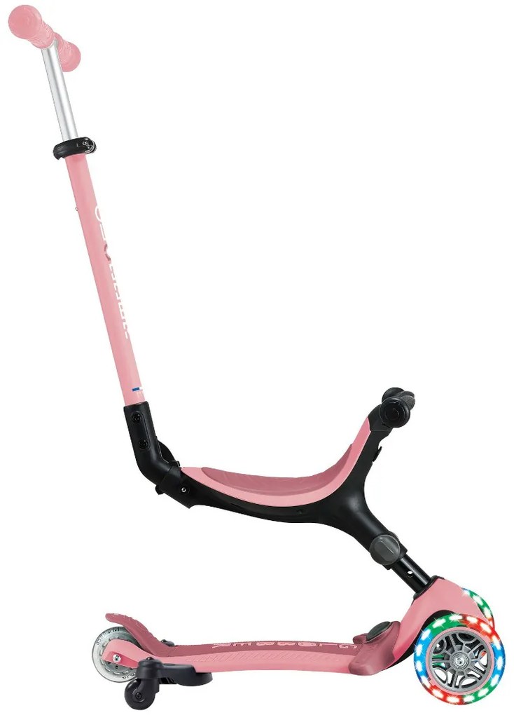 Globber Scooter Foldable Go.Up Active Lights 360 Pink