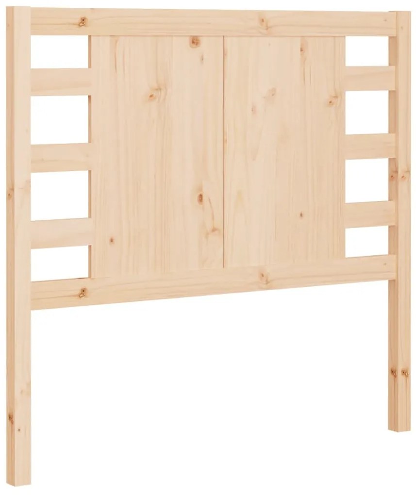 vidaXL Κεφαλάρι Κρεβατιού 81 x 4 x 100 εκ. από Μασίφ Ξύλο Πεύκου