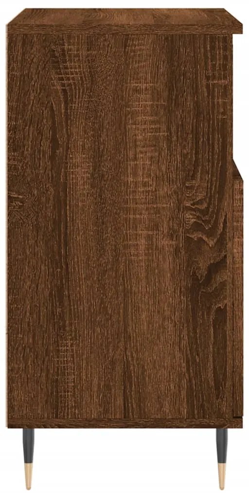 vidaXL Μπουφές Καφέ Δρυς 60x35x70 εκ. από Επεξεργασμένο Ξύλο