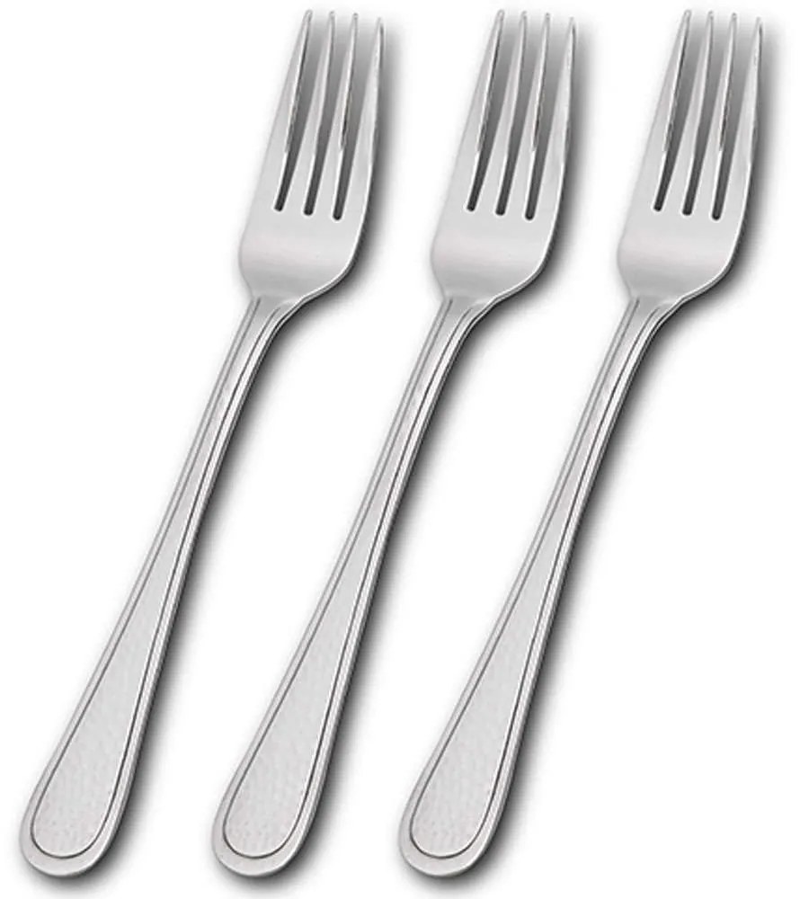Πιρούνια Φαγητού Siren (Σετ 3Τμχ) 10-121-031 29cm Inox Nava Stainless Steel