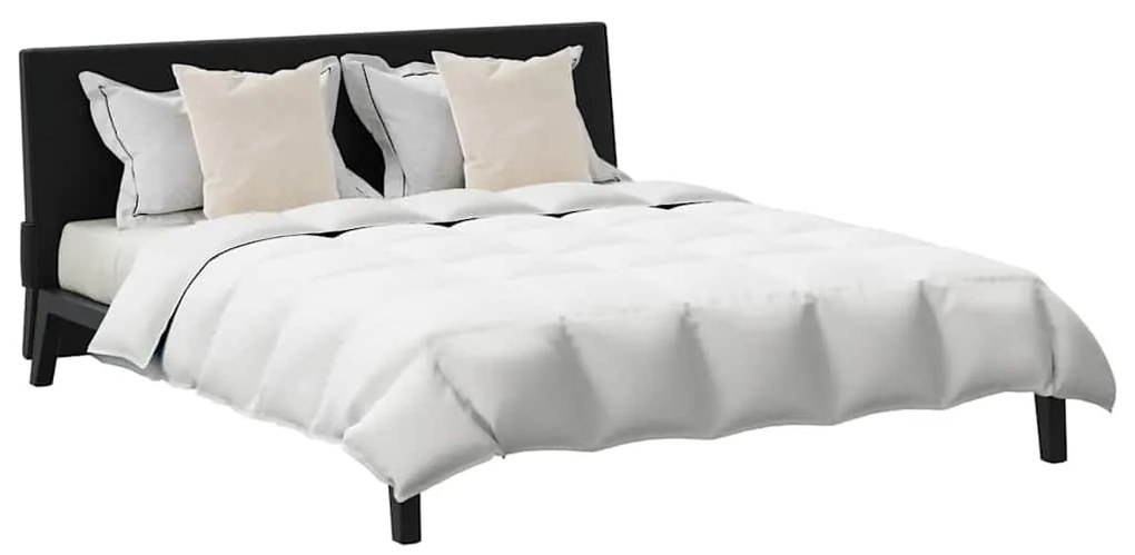 vidaXL Σετ Παπλωμάτων με μαξιλάρι 3 pcs Λευκό Φτέρος