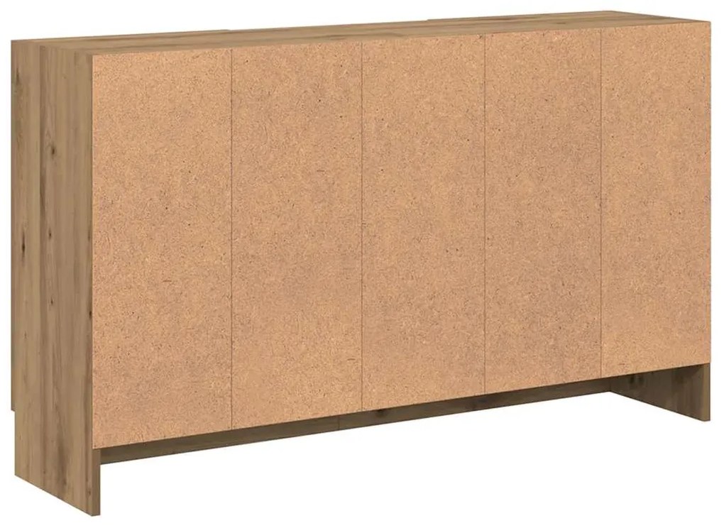 vidaXL Μπουφές Αρτισιανή Δρυς 120x30,5x70εκ. από Επεξεργασμένο Ξύλο