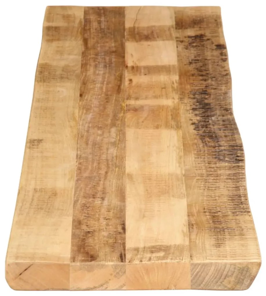 vidaXL Επιφάνεια Τραπεζιού 160x40x2,5 εκ. Live Edge Μασίφ Ξύλο Μάνγκο