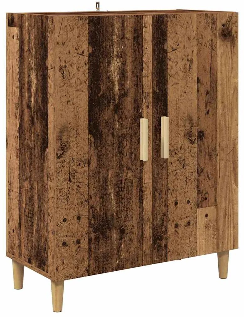 vidaXL Πλαϊνό γραφείο Παλιό Ξύλο 70 x 34 x 90 εκ. Επεξεργασμένο ξύλο