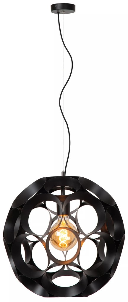 Φωτιστικό Κρεμαστό Lucide 10423-40-30 HANNELORE Μαύρο Ματ (Black Mat)