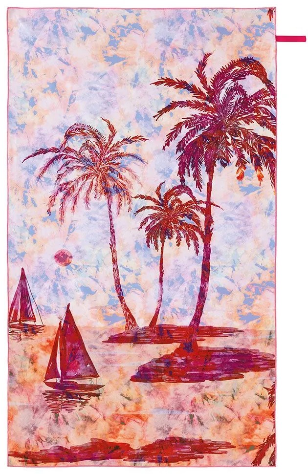 Πετσέτα Θαλάσσης EM24 Multi Palamaiki Beach 90x160cm Microfiber