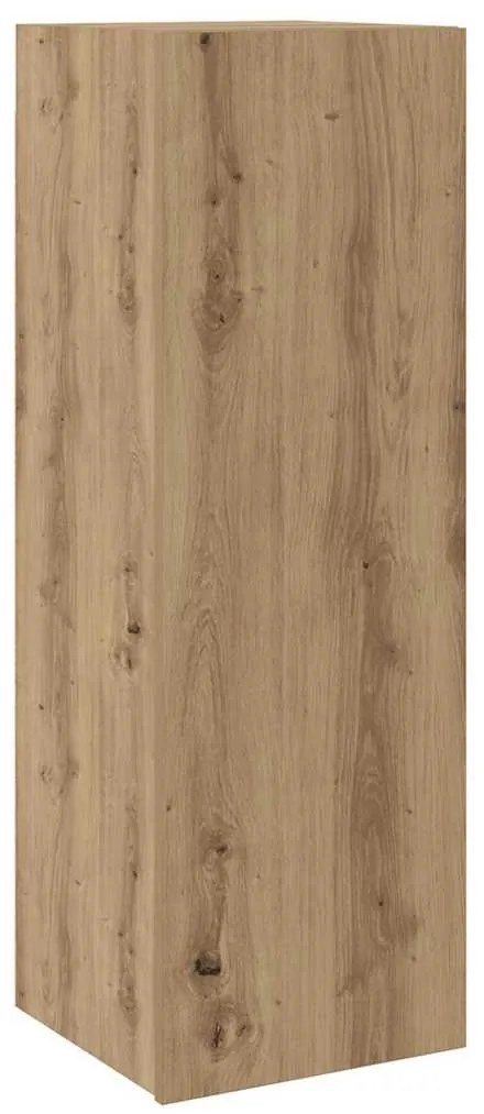 vidaXL Σετ επίπλου τηλεόρασης 10 pcs artisan δρυς 30.5 x 30 x 90 cm