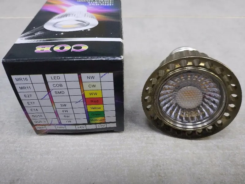 Λάμπα LED COB - E27 - 3W - 6500K - 586413