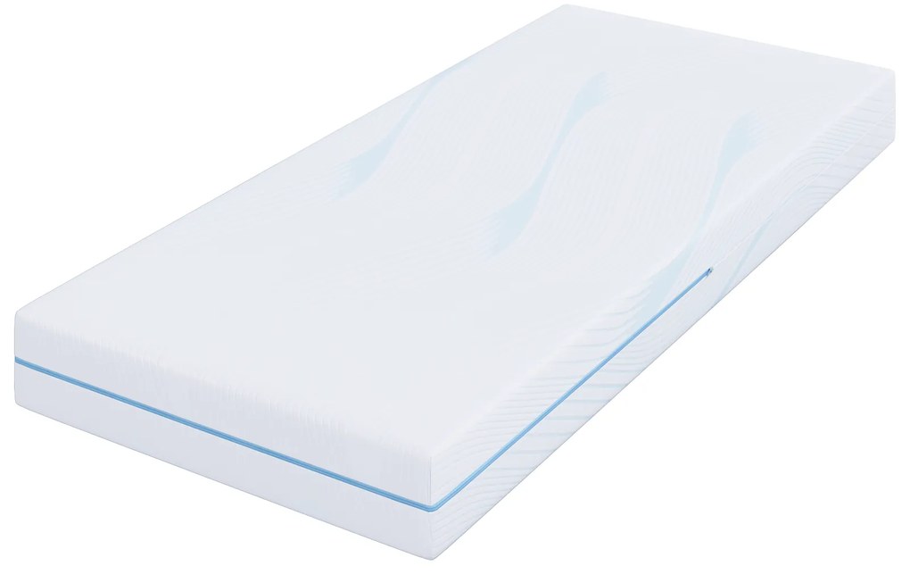 vidaXL Στρώματα Λευκό 80 x 200 cm 100% ύφασμα πολυεστέρα με τζακάρ