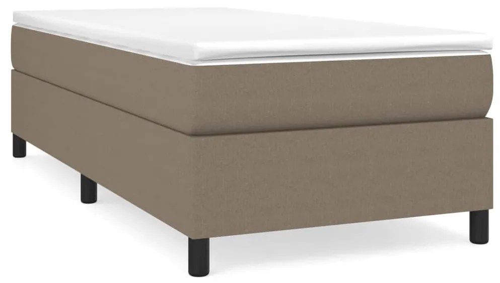 Σκελετός Κρεβατιού Χωρίς Στρώμα Taupe 80x200 εκ. Υφασμάτινο 3120818