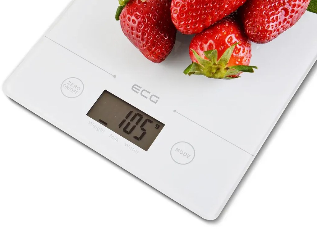 Ζυγός Κουζίνας 5Kg KV117 White ECG