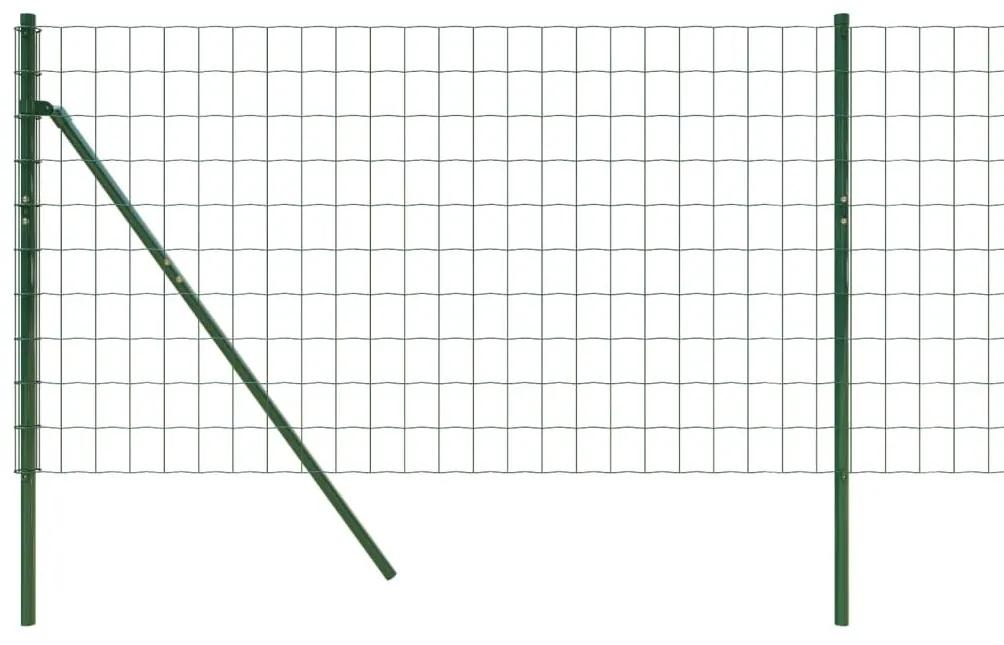 Συρματόπλεγμα Περίφραξης Πράσινο 1,1x10 μ. Γαλβανισμένο Ατσάλι - Πράσινο