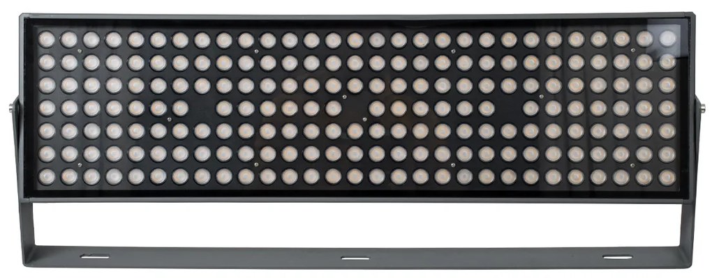 GloboStar FLOOD-ZANA 90560 Προβολέας Wall Washer για Φωτισμό Κτιρίων LED 200W 18000lm 30° DC 24V Αδιάβροχο IP65 Μ70 x Π29 x Υ10cm Θερμό Λευκό 2700K - Γκρι Ανθρακί - 3 Years Warranty - 90560