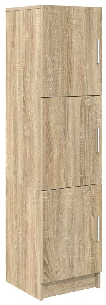 vidaXL Highboard Δρύς Sonoma 31.5 x 32 x 122.5 εκ