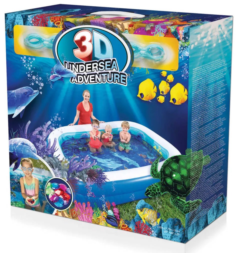 Bestway Πισίνα Φουσκωτή Undersea Adventure 54177