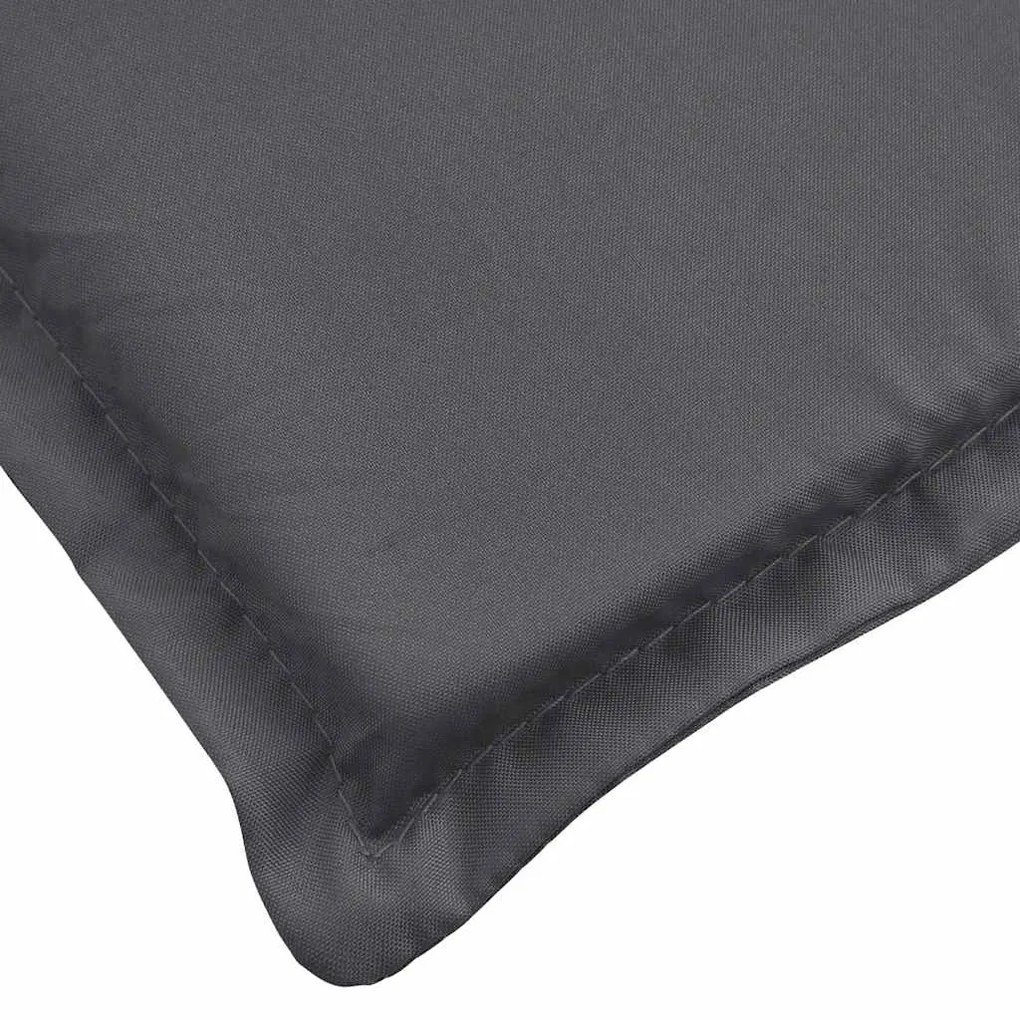 vidaXL Μαξιλάρι Ξαπλώστρας Ανθρακί 180x60x4 εκ. από Ύφασμα Oxford