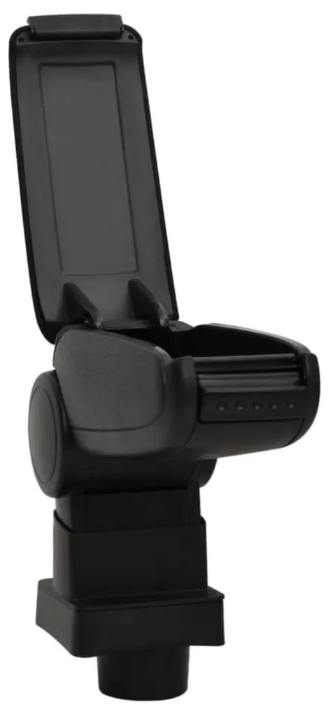 vidaXL Τεμπέλης Αυτοκινήτου Μαύρος 13 x 31,5 x (29-51) εκ. από ABS