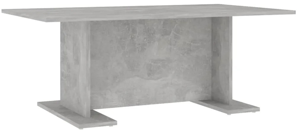 vidaXL Τραπεζάκι Σαλονιού Γκρι Σκυροδ. 103,5 x 60 x 40 εκ. Μοριοσανίδα