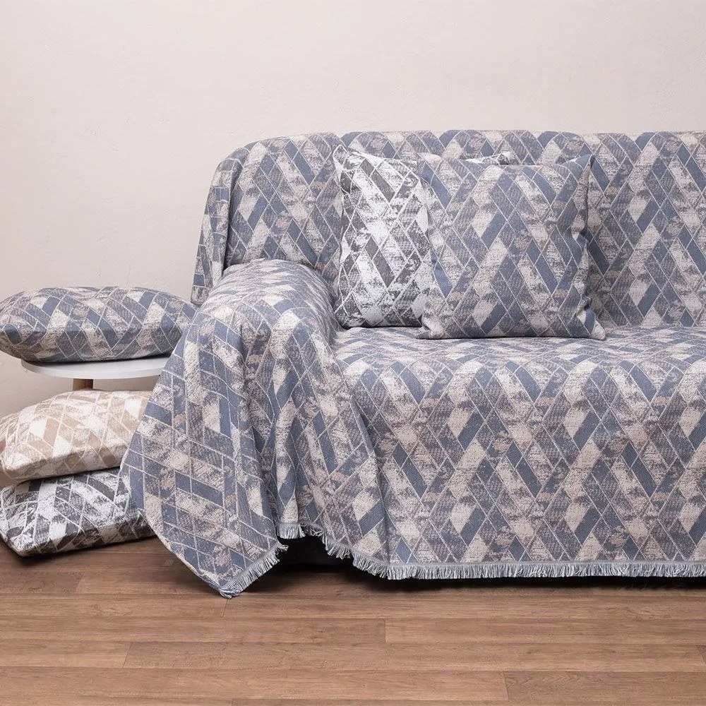 Ριχτάρι 1571 Denim Anna Riska Πολυθρόνα 180x180cm 100% Cotton