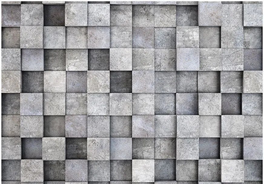 Αυτοκόλλητη φωτοταπετσαρία - Concrete Cube - 245x175