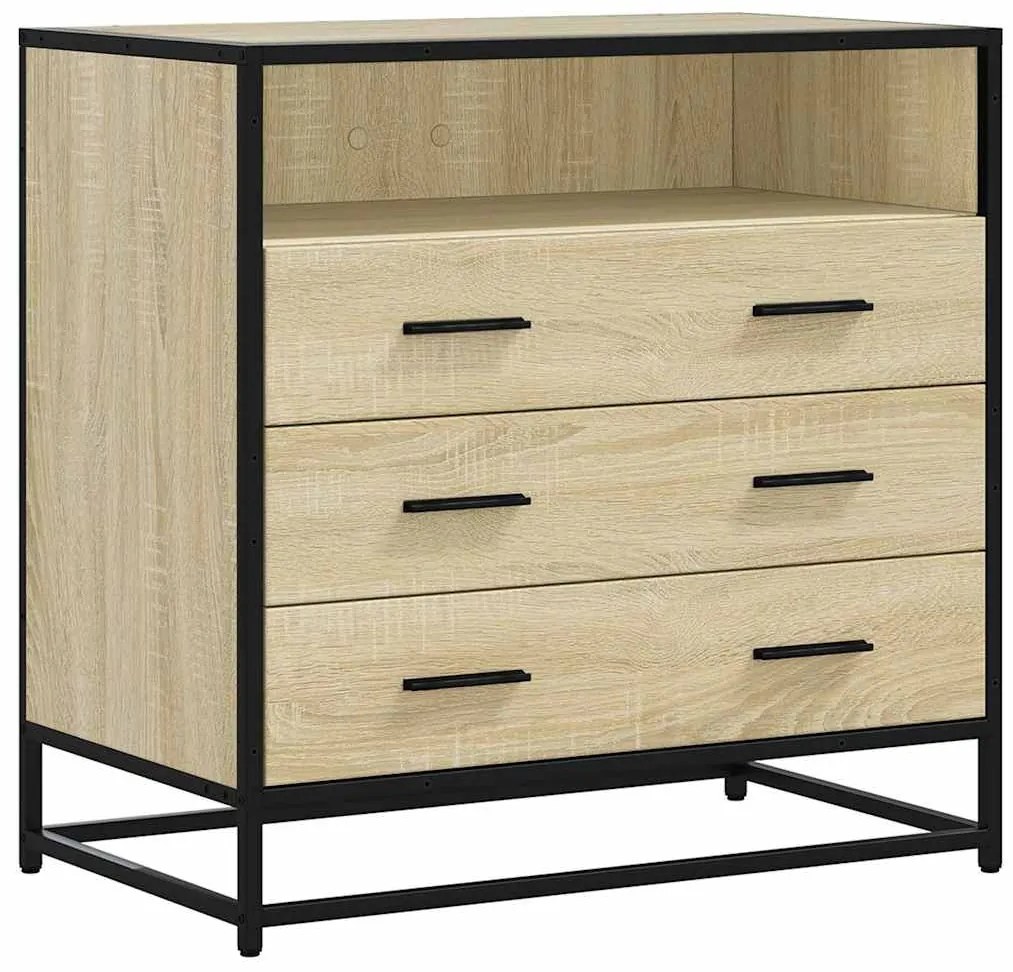 vidaXL Συρταριέρα Sonoma Δρυς 70x41x70 εκ. από Επεξεργασμένο Ξύλο