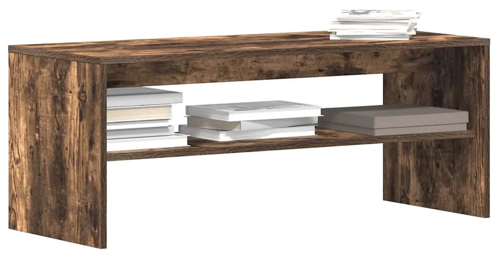 Έπιπλο Τηλεόρασης Καπνιστή Δρυς 100 x 40 x 40 εκ. Επεξ. Ξύλο