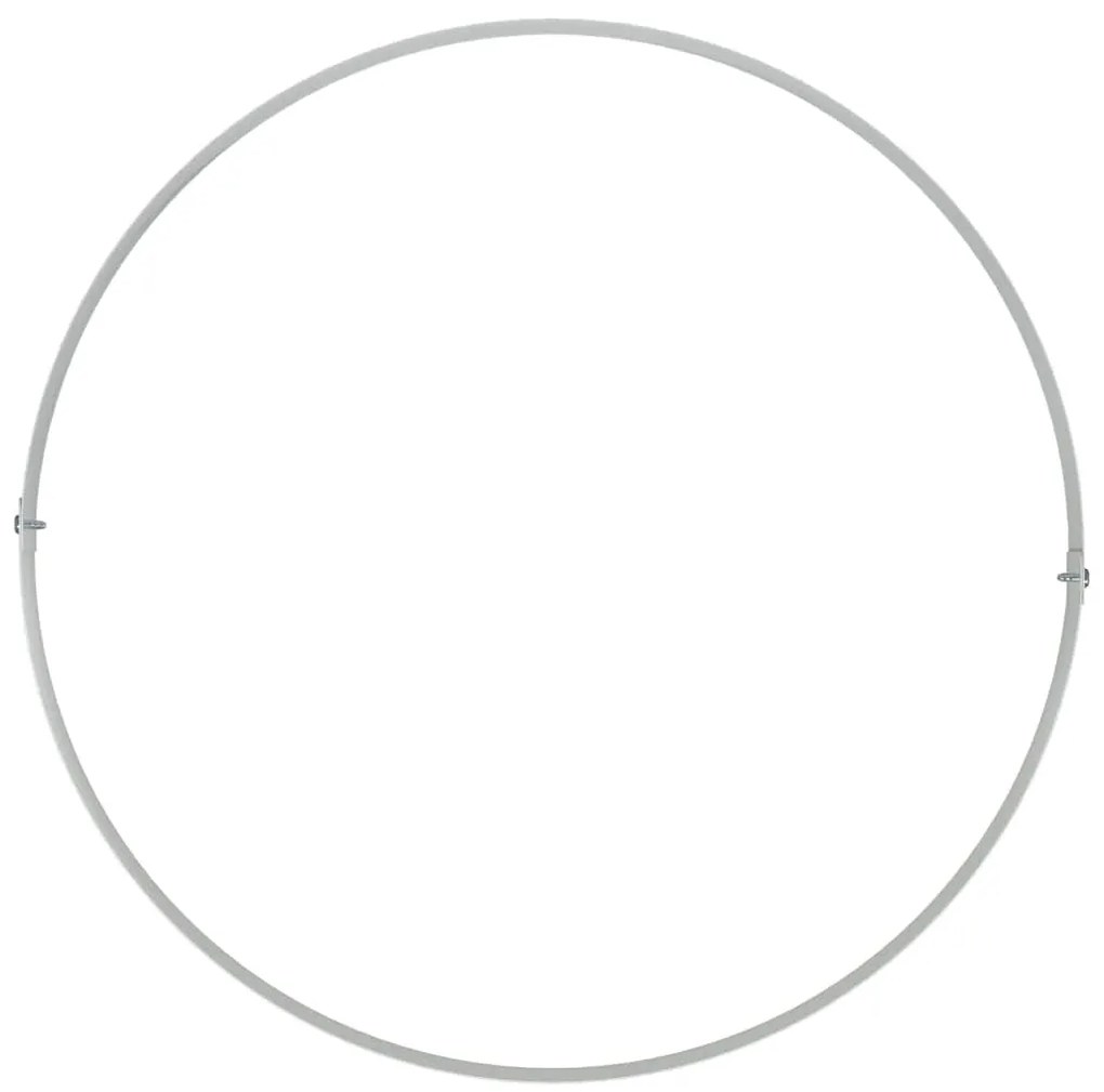 vidaXL Γλάστρα Κήπου Λευκό 40 x 40 x 20 cm Ατσάλι