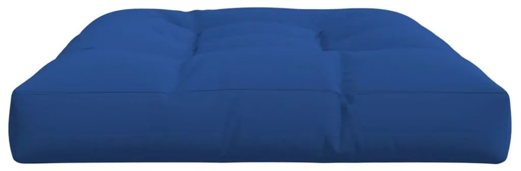vidaXL Μαξιλάρι Παλέτας Μπλε Ρουά 120 x 80 x 12 εκ. Υφασμάτινο