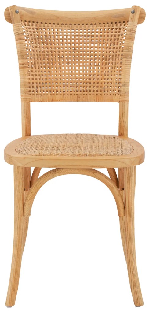 ΚΑΡΕΚΛΑ ΞΥΛΙΝΗ LIBERTY ΜΕ ΠΛΕΞΗ RATTAN ΣΕ ΦΥΣΙΚΗ ΑΠΟΧΡΩΣΗ HM8752.01 49x54x89 εκ.