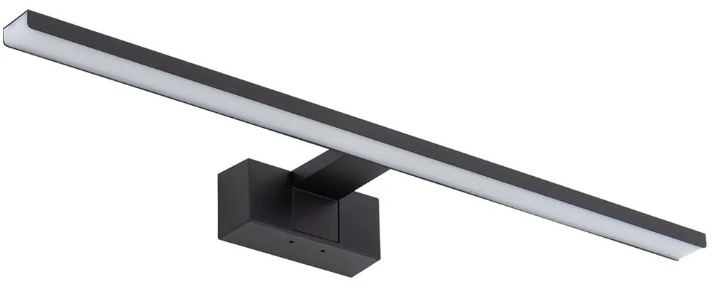 Φωτιστικό Μπάνιου Επιτοίχιο Cezanne M 10677 60x5.1cm 12W 4000K 900lm Led Black Nowodvorski