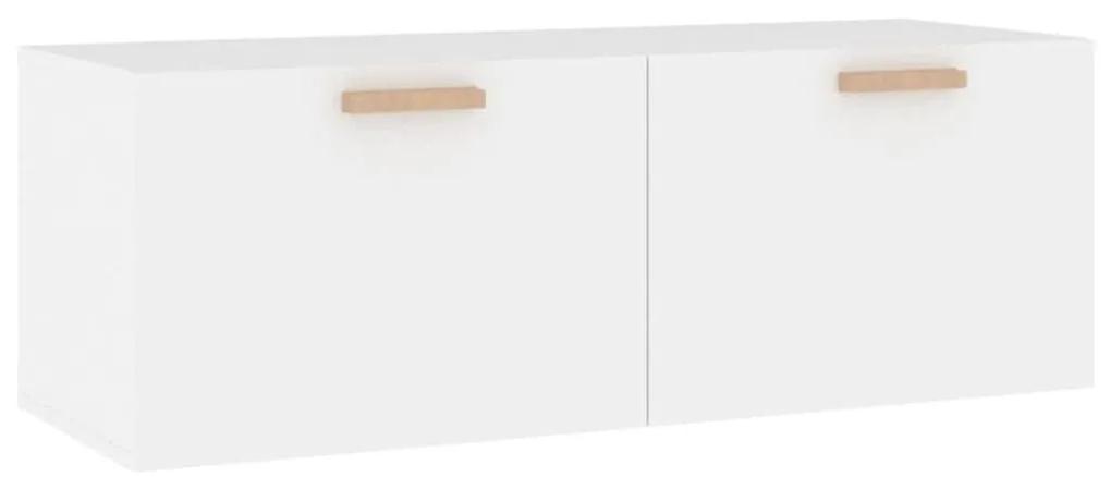 Ντουλάπι Τοίχου άσπρο100x36,5x35 εκ. από Επεξεργασμένο Ξύλο - Λευκό