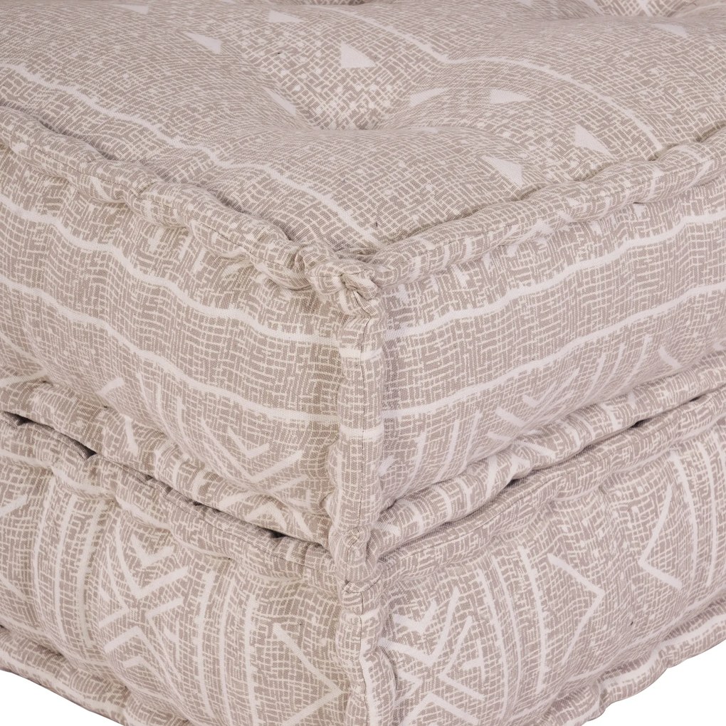 vidaXL Μαξιλάρι Modular - Ανοιχτό Καφέ, 70x70x36 εκ, Υφασμάτινο