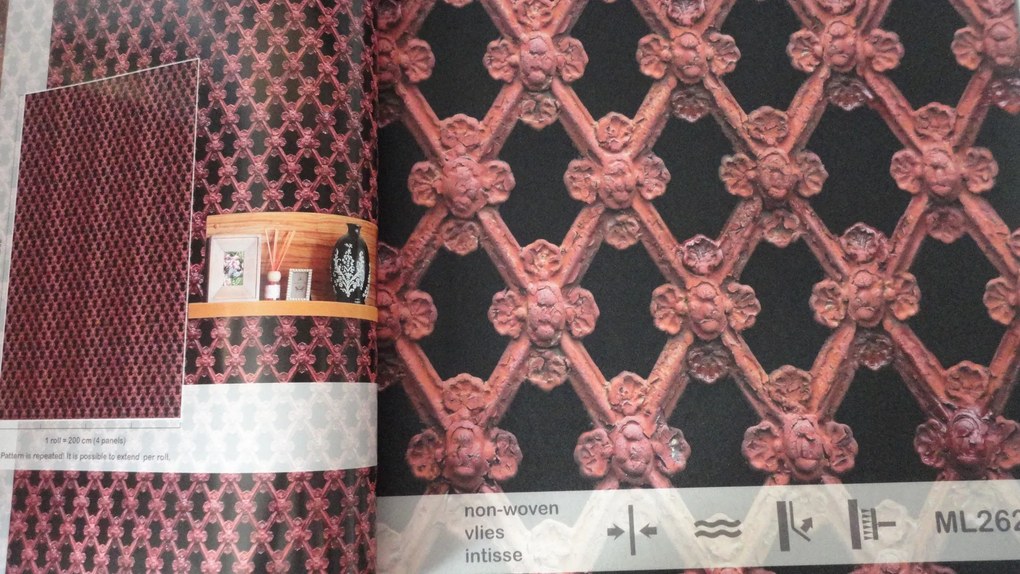 Ταπετσαρία BEHANG EXPRESSE WALLPAPER QUEEN MATERIALS ML262-BEH - 2,00x3,00μ.