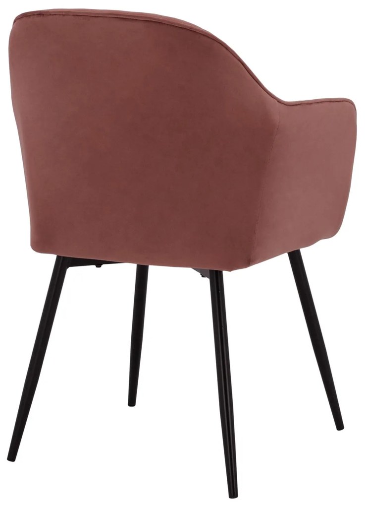 Καρέκλα SAWYER Βελούδο Σάπιο μήλο 53x60x76Υ εκ. 2αδα 53x60x75 εκ.