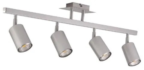 Απλίκα Φωτιστικό Τοίχου 4xGU10 IP20 Ασημί 9087-4-Silver Inlight-9087-4-Silver-Ασημί 9087-4-Silver