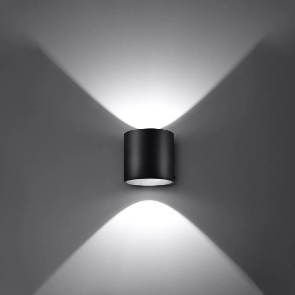 Sollux Φωτιστικό τοίχου Orbis 1,αλουμίνιο,1xG9/40w