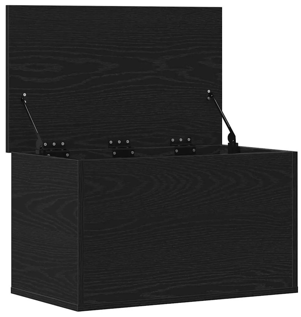 vidaXL Κουτί αποθήκευσης Μαύρη δρυς 60 x 35 x 35 cm Επεξεργασμένο ξύλο