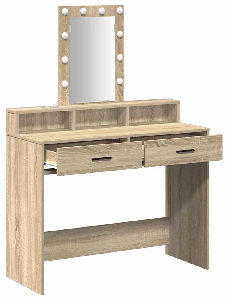 vidaXL Τραπέζι περιποίησης Καφέ 100 x 41 x 140 εκ. Επεξεργασμένο ξύλο