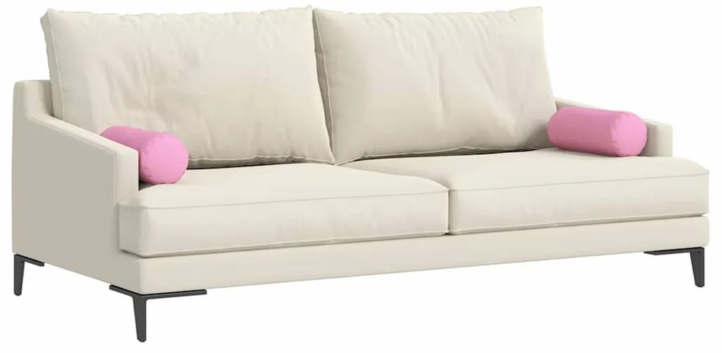 vidaXL Μαξιλάρια Στήριγμα 2 pcs Ροζ Ø 15 x 40 εκ ύφασμα