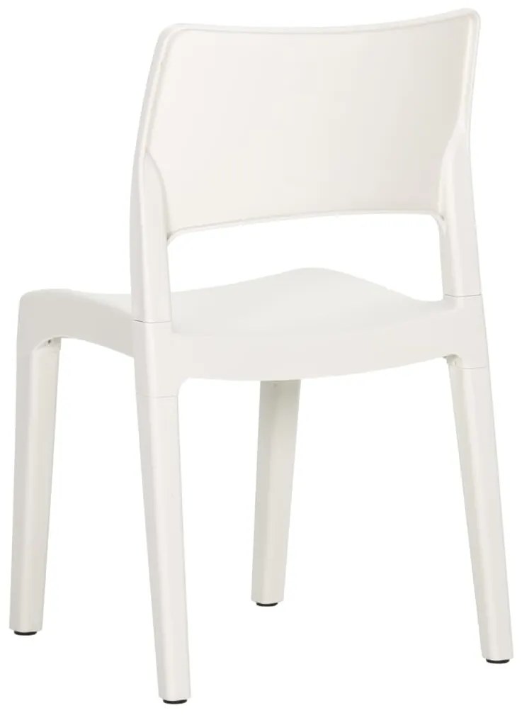 vidaXL Καρέκλες Κήπου 2 τεμ. Λευκές από Πολυπροπυλένιο