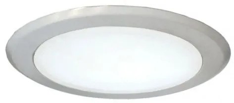 Χωνευτό Σποτ Φωτιστικό Ψευδοροφής Downlight LED 34W 6500Κ Φ23,5cm Subra235 W/L Interlight 16532 Ασημί