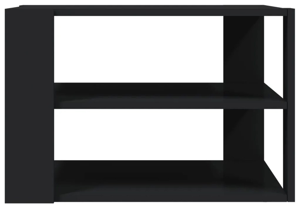 vidaXL Τραπεζάκι Σαλονιού Μαύρο 58x58x40 εκ. από Επεξεργ. Ξύλο