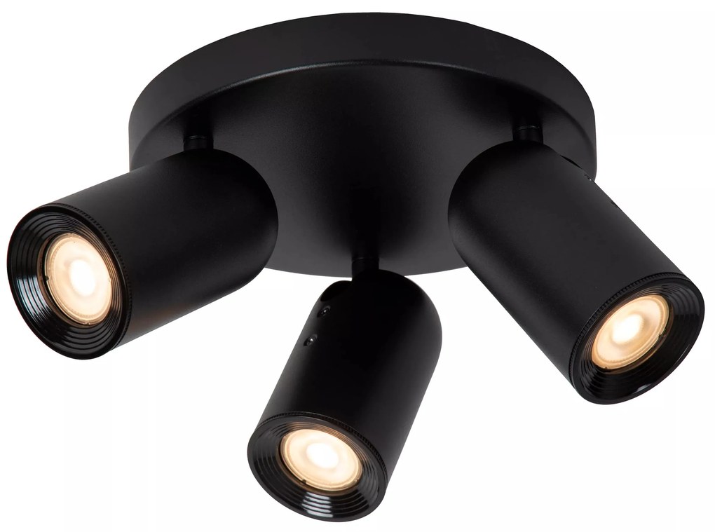 Φωτιστικό Οροφής Lucide 13958-13-30 PUNCH Μαύρο Ματ (Black Mat)