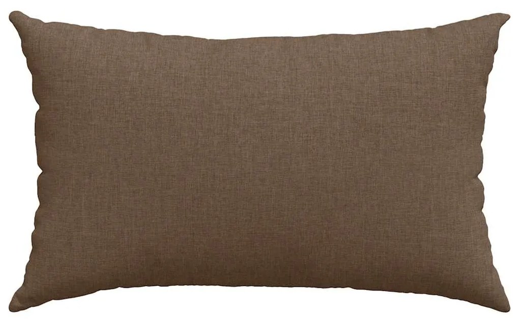 vidaXL Μαξιλάρι Καναπέ 2 pcs Καφέ 50 x 30 cm ύφασμα